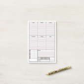 Planner Pagina Post Invoegen Post-it® Notes (Op bureau)