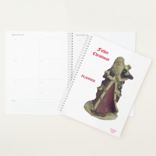 PLANNER "PÈRE NOËL" (Devant avec enveloppe)