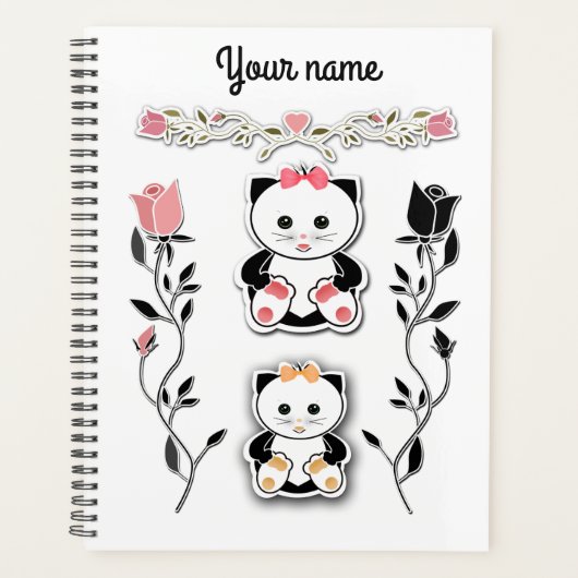 Planner, personaliseren, plakboek planner (Voorkant)