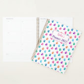 Planner personnalisé chitté coloré (Devant avec enveloppe)