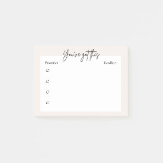 Planner Post-it / plakbriefjes - minimaal ontwerp Post-it® Notes