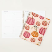 PLANNER pour automne+automne, citrouilles (Devant avec enveloppe)