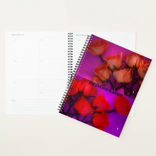 PLANNER rose (Devant avec enveloppe)