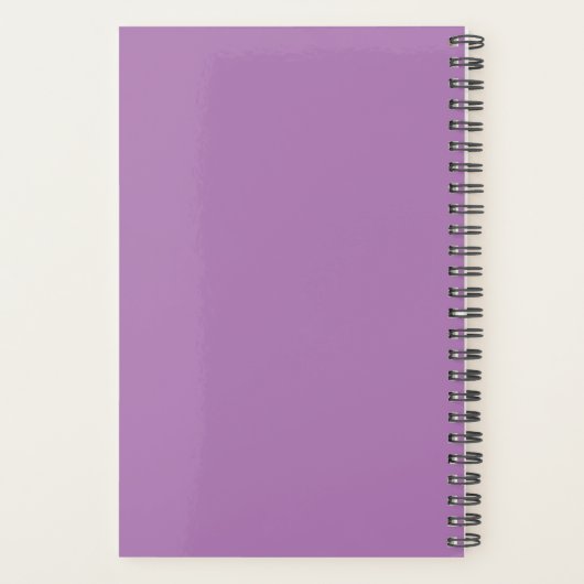 Planner Roxo Simples (Dos)