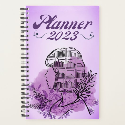 Planner Roxo Simples (Devant)