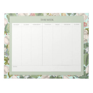 Planner semanal Magnolias Notitieblok
