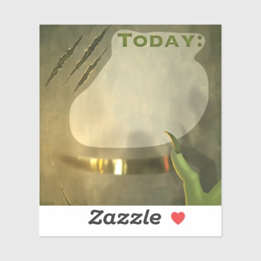 Planner Sticker Green Square Scrapbook (Vel)