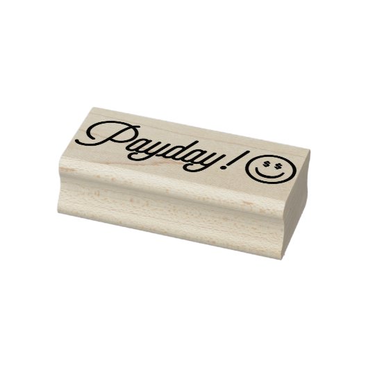 Planner Sticker Stempel, Betaaldag, Betaaldag Rubberstempel (Stempel)