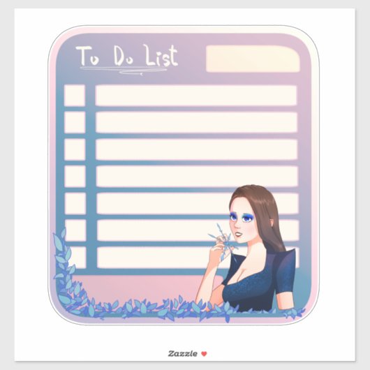 Planner Sticker te doen Lijst Winter Anime Scrapbo (Vel)