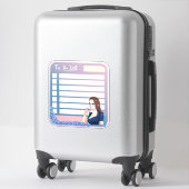 Planner Sticker te doen Lijst Winter Anime Scrapbo (Koffer)