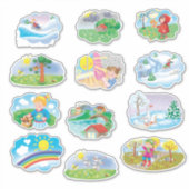 Planner stickers, cartoons schattige kinderen sticker (Voorkant)