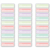 Planner Stickers Hydrate Tracker Pastel Rainbow (Voorkant)