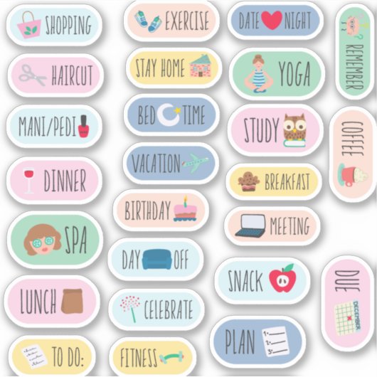 Planner stickers pack (Voorkant)