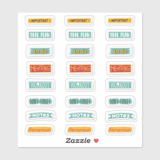 Planner Stickers Pack (Vel)