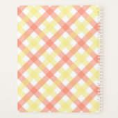 Planner - Tequila Sunrise Zinnia en Lattice (Achterkant)