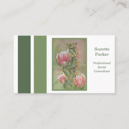 Planner van de Duurzame Gebeurtenis van Cactus Visitekaartje