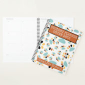 Planner van de student met achtergrond van de hond (Display)