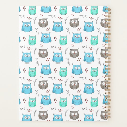 Planner van het Patroon van eigenaar & van Tak (Achterkant)