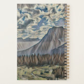 Planner voor bergcanvas kunst (Achterkant)