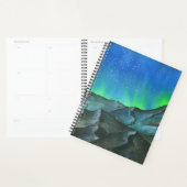 Planner voor de Waterverf van Aurora Borealis Nigh (Display)