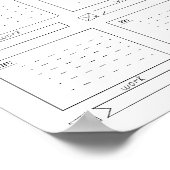 Planner voor de week poster (Hoek)