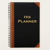 Planner voor mannen zijn  stijl (Voorkant)