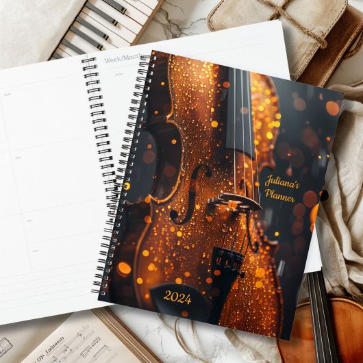 Planner voor Muziekleraar Student Violinist