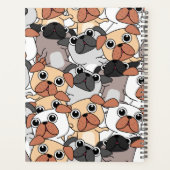 Planner voor studenten met achtergrond cartoon (Achterkant)