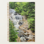 Planner voor waterval in de bergen (Voorkant)