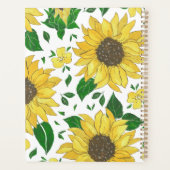 Planner Watercolor Sunflower Pattern  (Achterkant)