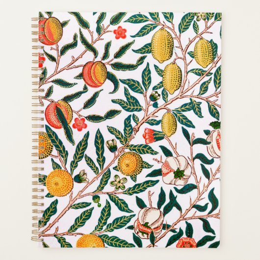 PLANNER : WILLIAM MORRIS : POMEGRANATES (Devant)