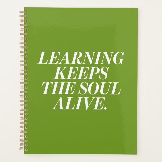 Planner with a motivational text (Voorkant)