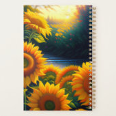 Planner, Yarly, Weekly Planner-spiraal, Zonnebloem Planner (Achterkant)