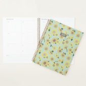 Planner Zonnebloem Geel Oranje Bloemmotief (Display)