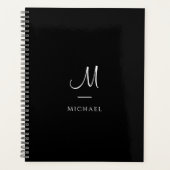 Planners Initiaal Letter Elegant Moderne Monogram (Voorkant)