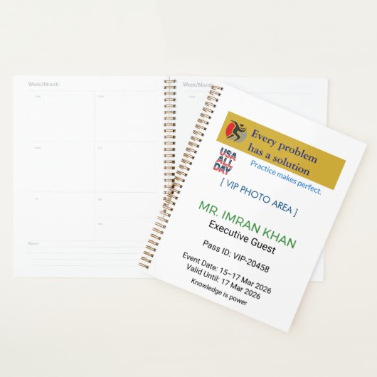 Planners | Photo | Monogram | Modern (Display)