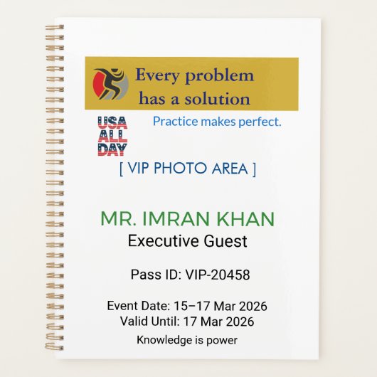 Planners | Photo | Monogram | Modern (Voorkant)