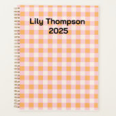 Planneur Carré Pastel Pink et Orange (Devant)