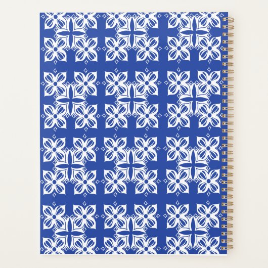 Planneur classique à motif bleu (Dos)