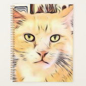 Planneur de chats à peinture aquarelle (Devant)