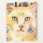 Planneur de chats à peinture aquarelle (Dos)