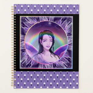 Planneur de fée de pluie violette