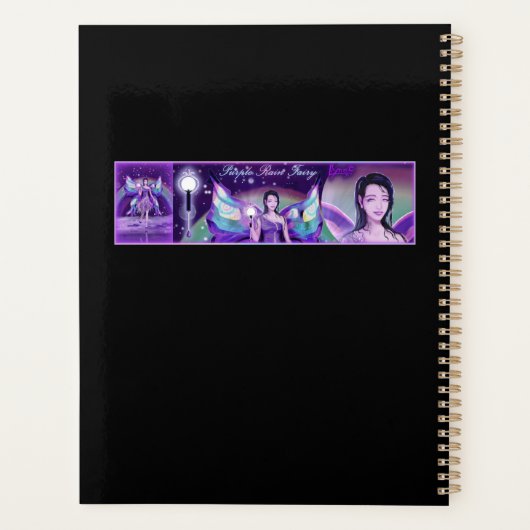 Planneur de fée de pluie violette (Dos)