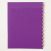 Planneur de fleurs pourpre Aster - Personnalisé (Dos)