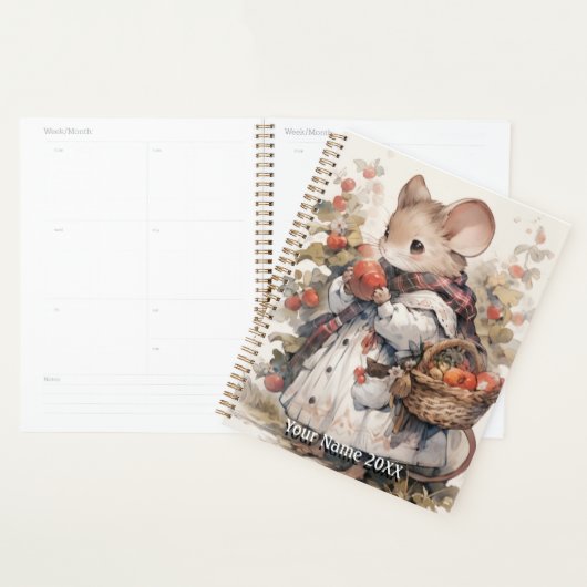 Planneur de souris de champ aquarelle (Devant avec enveloppe)