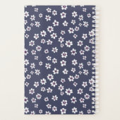 Planneur floral blanc avec arrière - plan bleu | p (Dos)