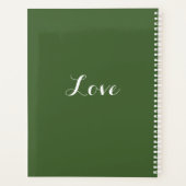 Planneur floral blanc Laurel (Dos)