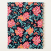 Planneur personnalisé rose et corail (Dos)