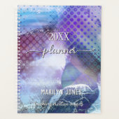 Plannière d'art enseignant créatif violet (Devant)