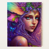 Plannière d'art Imaginaire Fée colorée (Dos)